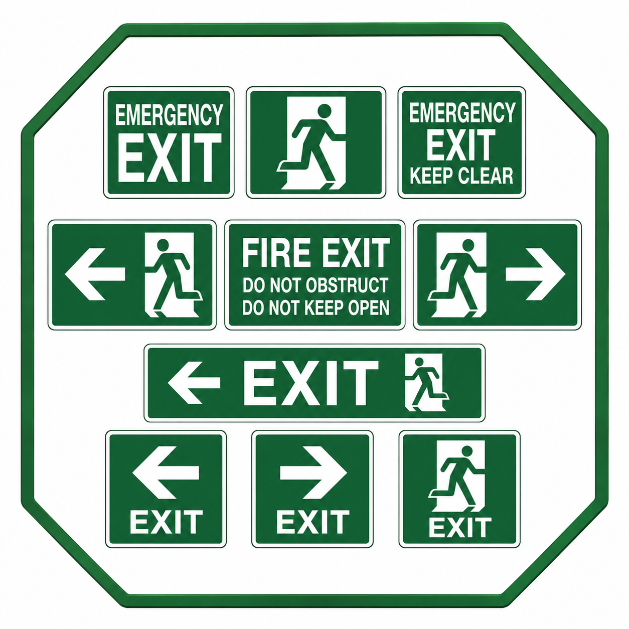 Emergency Exit Signs