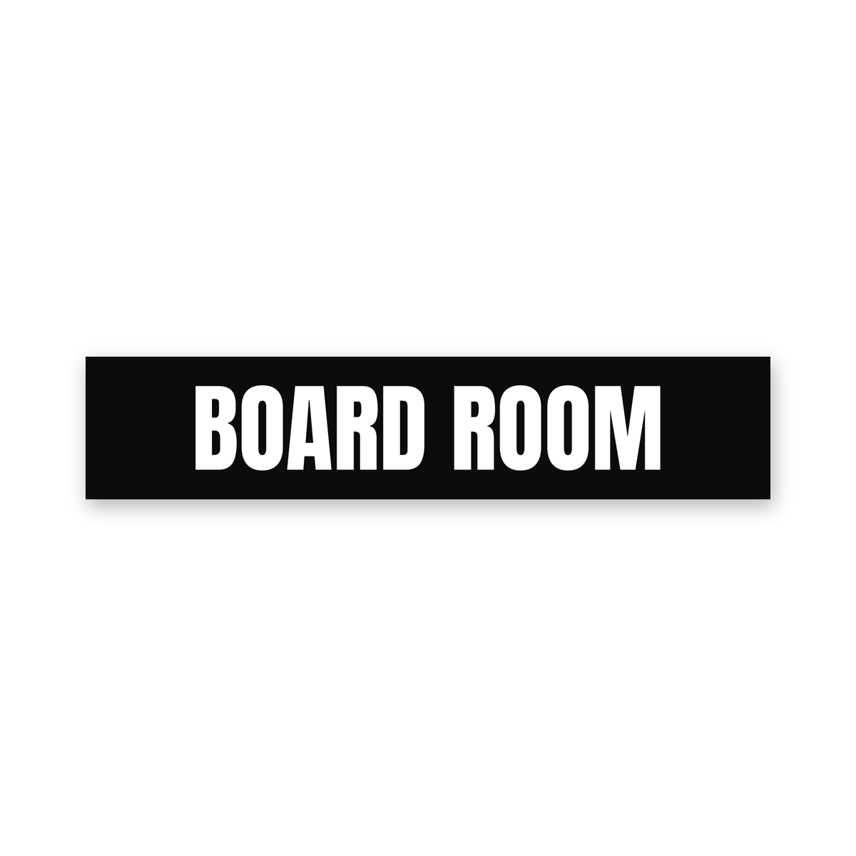 Board Room Sign, black and white, Australian made