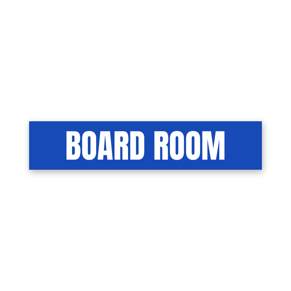Board Room Sign, blue and white, Australian made