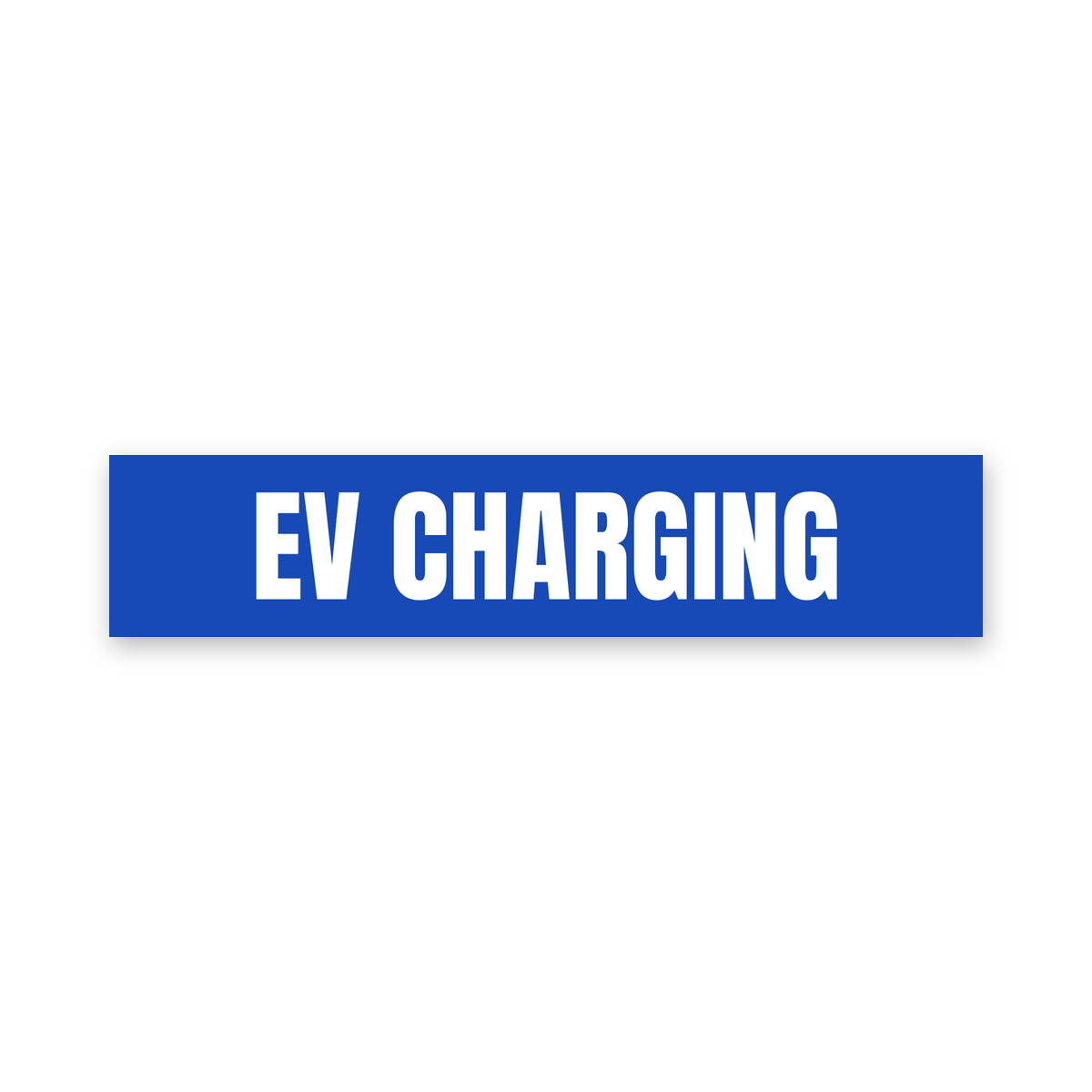 EV Charging Sign, blue and white, Australian made