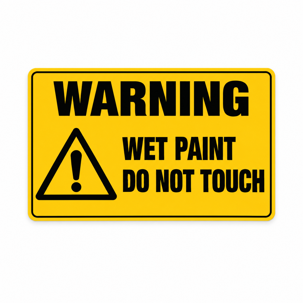 Warning Sign with Custom Text – Australian made, matt laminated safety sign by SignShine