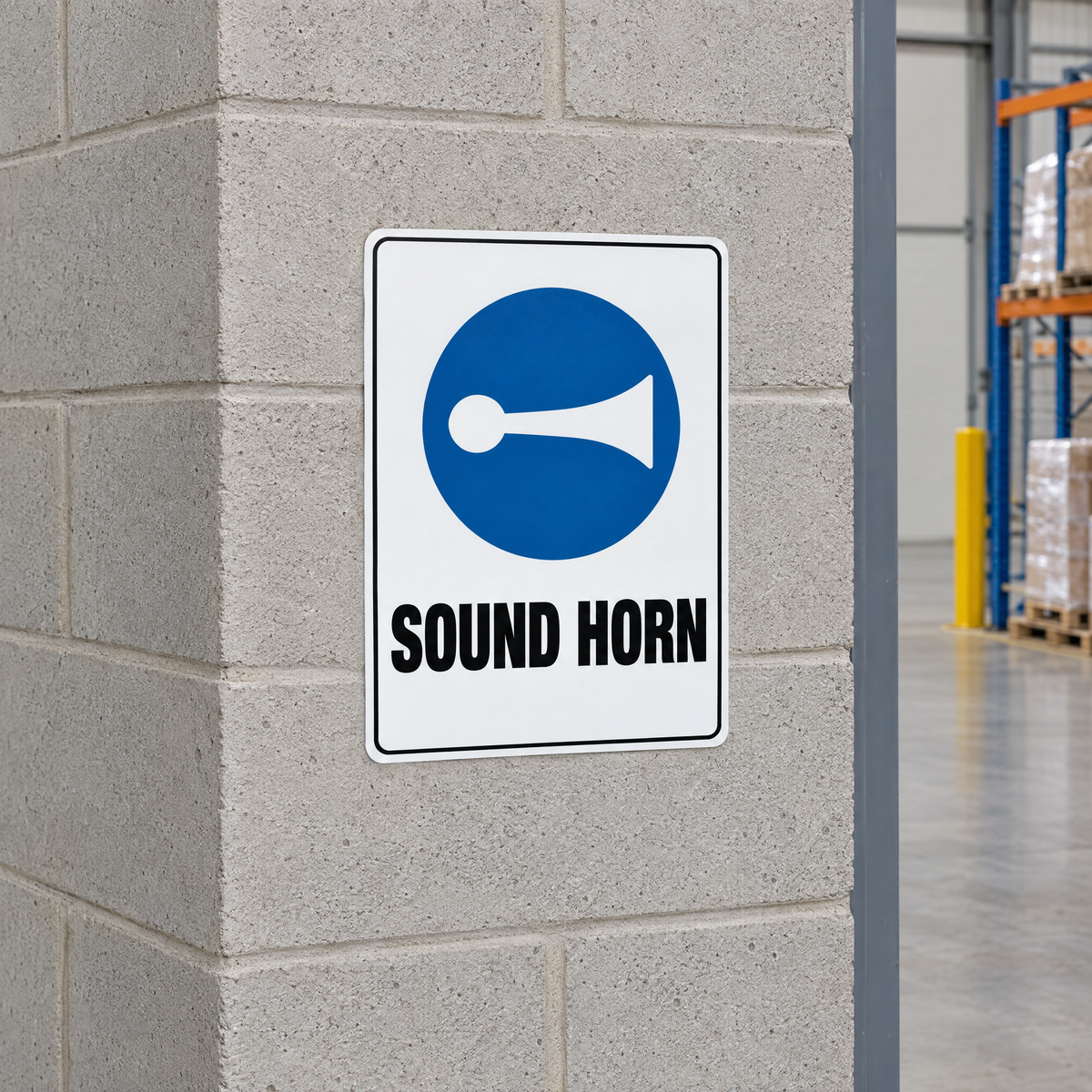 Sound Horn Sign installed on site – SignShine Australia