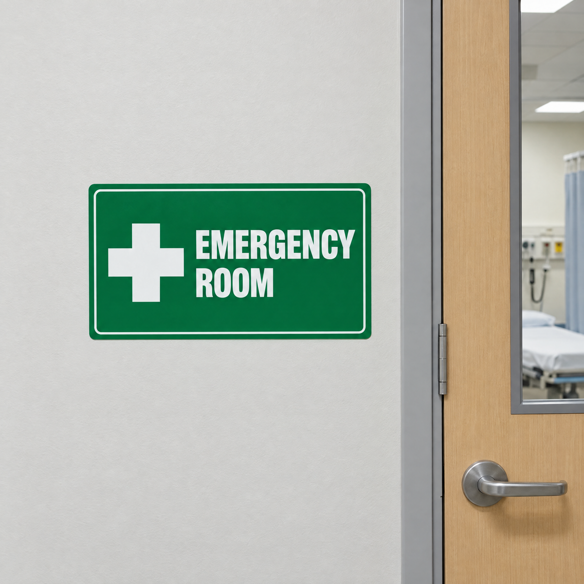 Emergency Room Sign installed on site – SignShine Australia