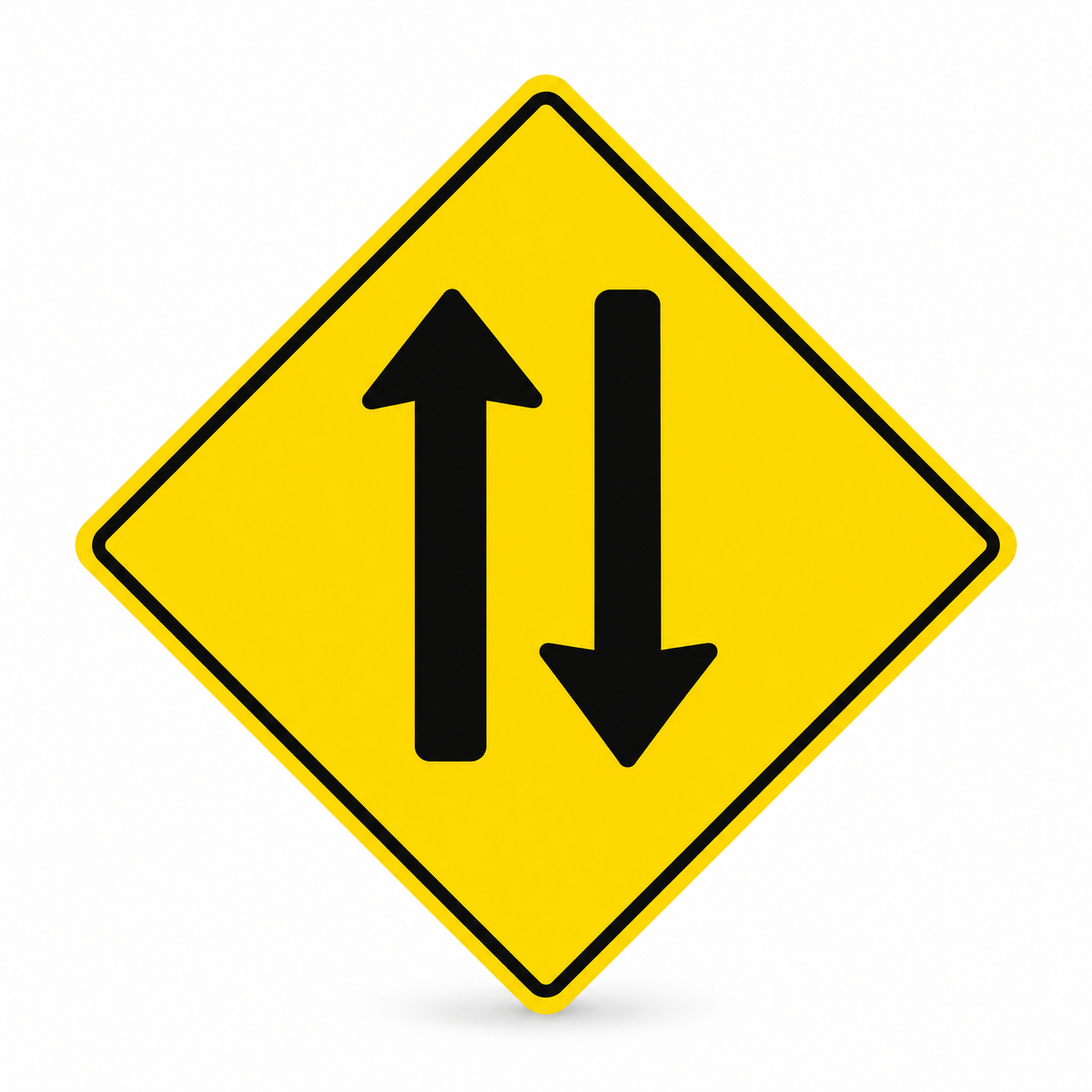 Two Way Traffic Sign, Australian made