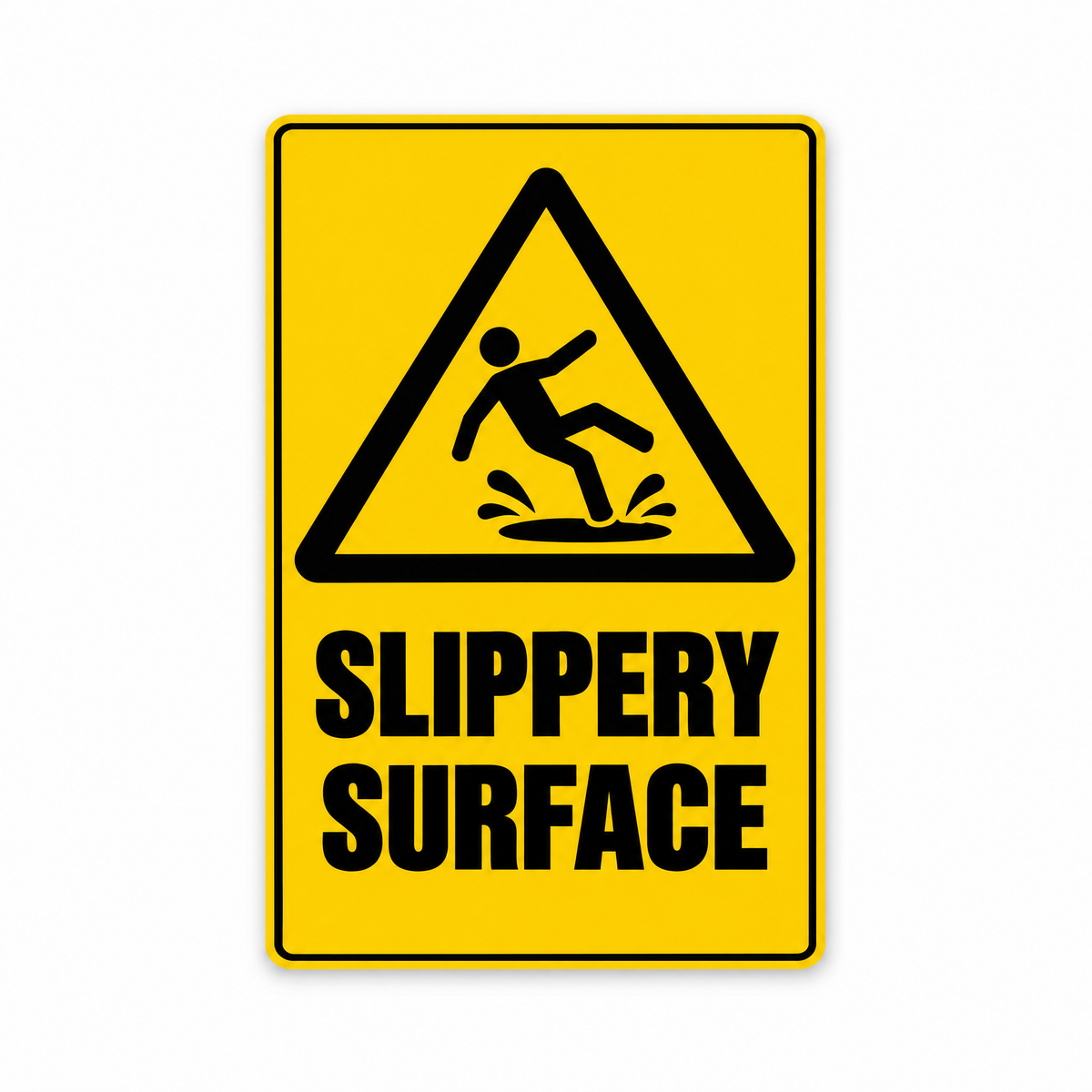 Warning Slippery Surface Sign, Australian made