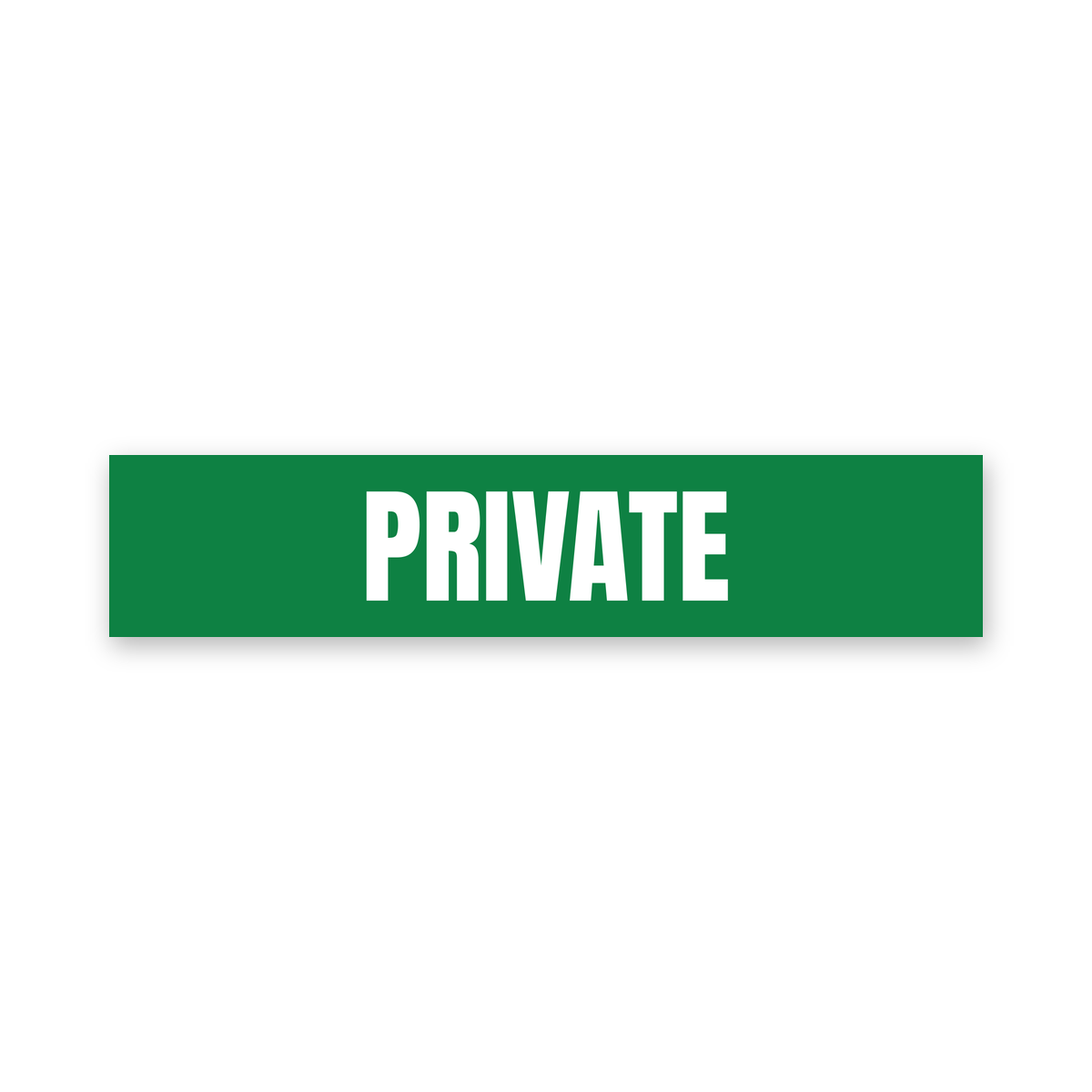 Private Sign, green and white, Australian made